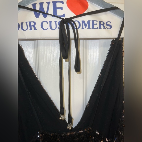 Free People: Double Take Sequin Mini Dress - Picture 7 of 7